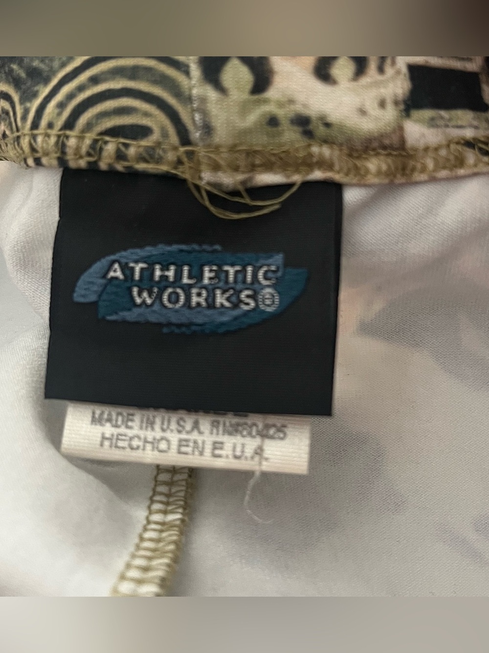 Athletic Works Athletic workout shorts and top Buddha and Flowers L - Picture 11 of 12